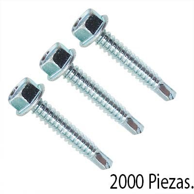 PIJA HEXAG PB 14x1½ pulgadas 2000pz SIN ARAND MATERIALES DEL NORTE.