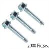 PIJA HEXAG PB 14x1½ pulgadas 2000pz SIN ARAND MATERIALES DEL NORTE.