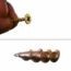TORNILLO 1GS1 DORADO 6X1 pulgadas CAJA C/ 1LB. GRIP RITE