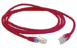 3M Cable Patch Cat5e UTP, RJ-45 Macho - RJ-45 Macho, 2 Metros, Rojo