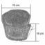 TIRANTES 6 pulgadas BT1661MR CAL 16 C/1000 pzas GRIP-RITE.