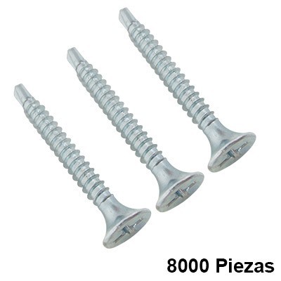 TORNILLO PUNTA BROCA 6X1-1/4 pulgadas 8000 Pz HOME BLICK.