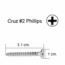 TORNILLO EXTERIOR 1-1/4 CAJA C/1 LB GRIP RITE.