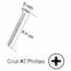 TORNILLO EXTERIOR 2-1/2 PULGADAS CAJA C/1 LIBRA