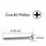 TORNILLO EXTERIOR 2-1/2 PULGADAS CAJA C/5 LIBRAS GRIP RITE