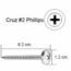 TORNILLO M TRUSS SHARP 2-1/2 PULGADAS CAJA C/1 LIBRA PRO TWIST