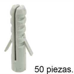 TAQUETE PLASTICO 1/4 pulgadas 50pz FIERO 44199/15971.