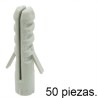 TAQUETE PLASTICO 1/4 pulgadas 50pz FIERO 44199/15971.