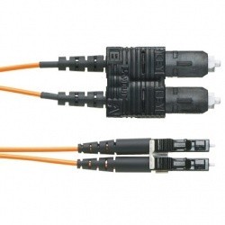 Panduit Cable de Fibra Óptica OFNR SC Macho - LC Macho, 3 Metros, N...