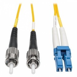 Tripp Lite Cable Fibra Óptica Duplex LC Macho - ST Macho, 3 Metros,...