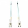 Tripp Lite Cable Fibra Óptica OM3 LC Macho - LC Macho, 15 Metros, Aqua
