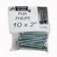 PIJA PHILIPS 10 X 2 pulgadas C/GOTA C/12 PZS.