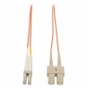 Tripp Lite Cable Fibra Óptica Duplex LC Macho - SC Macho, 62.5/125,...