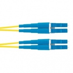 Panduit Cable Fibra Óptica LC Macho - LC Macho, 1 Metro, Amarillo