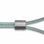 CASQUILLO DE ALUMINIO PARA CABLE 1/8 PULGADAS