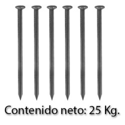 CLAVO STD. C/C 1-1/4 pulgadas CAJA 25KG DEACERO.