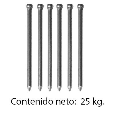 CLAVO STD. 2 pulgadas SIN CABEZA CAJA 25KG CN.