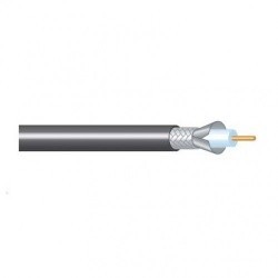 Condumex Bobina de Cable Coaxial, 300 Metros, Negro