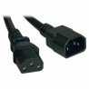 Tripp Lite Cable de Poder para PC C14 Coupler Macho - C13 Hembra Co...