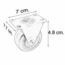 RUEDITA PLACA IND RIGIDA 2½ pulgadas 842071 ANVIL MARK.