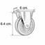 RUEDITA PLACA IND RIGIDA 2 pulgadas 842070 ANVIL MARK