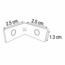 ESQUINEROS PARA MUEBLE ZINC C/T 1 pulgada 4-PK 16400 ANVIL MARK