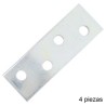 PLACA PLANA PARA MUEBLE ZINC 2 pulgadas 4-PK 60964 ANVIL MARK