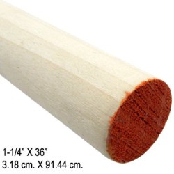 TARUGO DE MADERA POPLAR 1-1/4X36 PULGADAS MADISON MILL