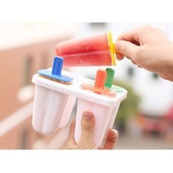 DIY Ice Cream Moulds Box Popsicle Maker Ice Cube Tray Kitchen Tools...