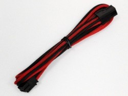 Aerocool Cable de Poder 6-pin Macho - 6-pin Hembra, 45cm, Rojo