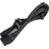Aerocool Cable de Poder Molex (4-pin) Macho - SATA Hembra, 80cm, Negro