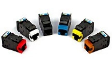 TE Connectivity Jack de Red Cat6a UTP, RJ-45, Multicolor