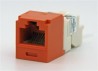 Panduit Jack de Red Cat6 de 8 Posiciones, RJ-45, Naranja