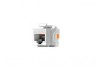 Belden Jack Modular Categoría 6a, RJ-45, Blanco