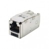 Panduit Jack Blindado Categoría 6e, RJ-45, Negro