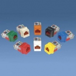 Panduit Jack de Red Categoría 5e, RJ-45, Negro