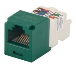 Panduit Jack Cat6, RJ-45, Verde