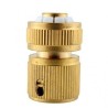Duola manguera agua conector tubo (oro)
