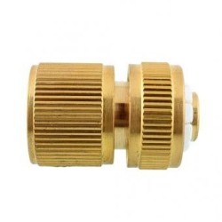 Duola manguera agua conector tubo (oro)