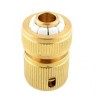 Duola manguera agua conector tubo (oro)