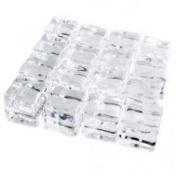 Duola Magia del falso acrílico hielo cubos juego de 16