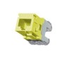 Belden Jack Cat6, RJ-45, Amarillo