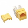 Tripp Lite Jack Cat6 Tipo Keystone Punch Down 110, RJ45, Amarillo