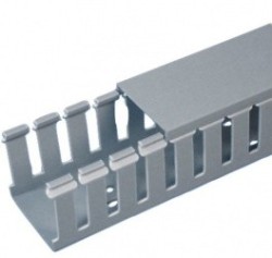 Panduit Canaleta Horizontal Tipo G, 3.2cm x 2m, Gris