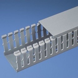 Panduit Canaleta Tipo F, 32mm x 2 Metros, Gris
