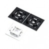 Panduit Sujetador de 2 Vías para Cintillos, 1.1x1.1, Blanco