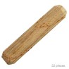 TAQUETE DE MADERA 5/16 pulgadas X1-1/2 pulgadas C/22 MADISON MILL