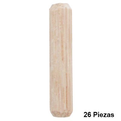 TAQUETE DE MADERA 1/4 pulgada X1-1/4 pulgada C/26 MADISON MILL