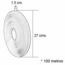 CHAPACINTA MELAMINA ENCINO 5/8 pulgadas ROLLO CANPLAST