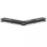 Panduit Panel de Parcheo de 24 Puertos para Rack 19, Negro
